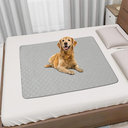 Easy-Going 100% Waterproof Dog Bed Cover, Non-Slip Pet Blanket for Furniture, Washable Couch Cover, Repleasement Sofa Cover (68x82 in,Gray)