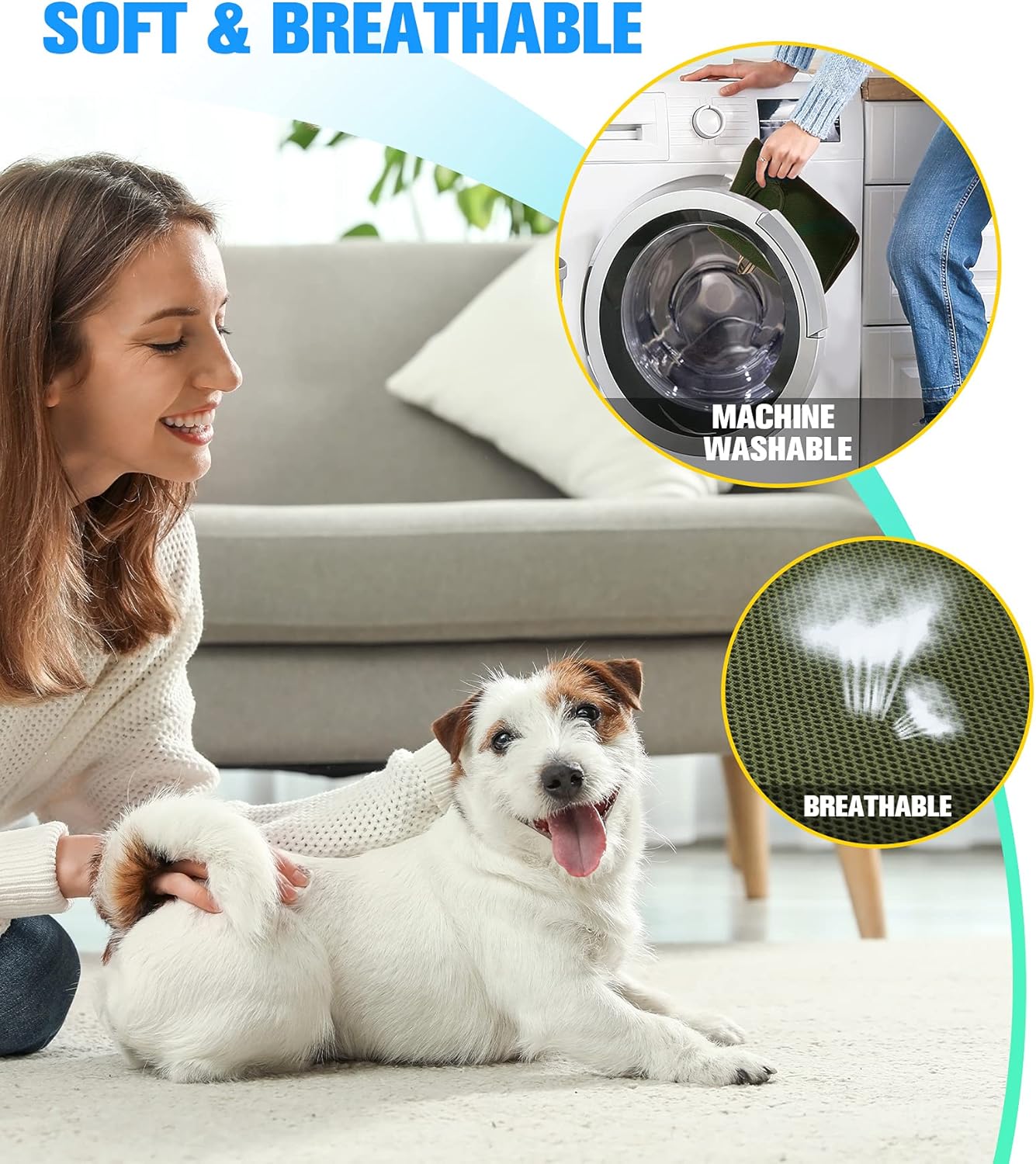 Kkiimatt 10 in 1 Pet Grooming Hammock Harness with Nail Clippers/Trimmer, Nail File, Dog Hammock/Grooming Sling for Nail Trimming/Clipping