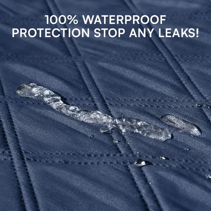 Luciphia 100% Waterproof Couch Cover Blanket for Dogs Anti-Slip Pet Couch Protector Sofa Mat Puppy Cat with Non-Slip Bottom, Grey, 30x70 Inch