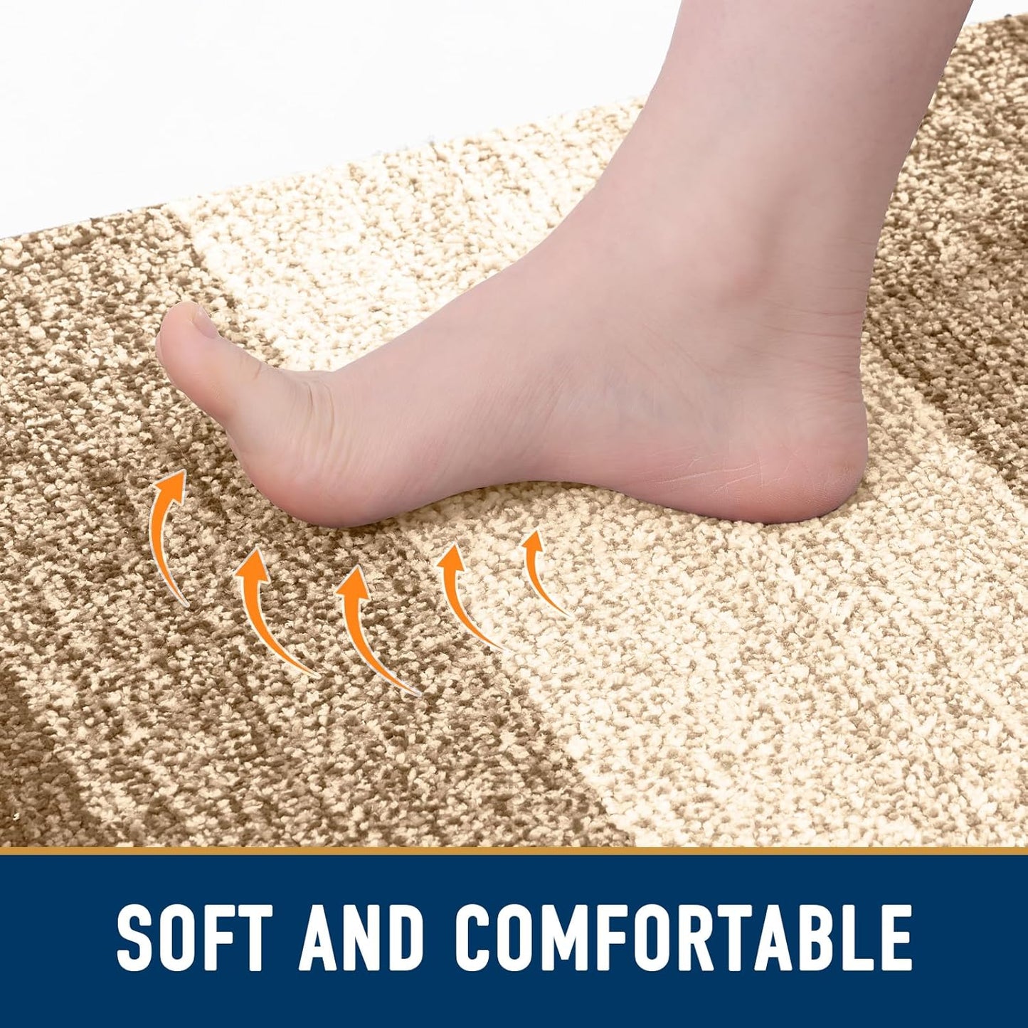 Smiry Dog Door Mat for Muddy Paws, Absorbs Moisture and Dirt, Low-Profile Entryway Mat with Non-Slip Backing, Entry Indoor Outdoor Doormat for Inside Floor (30x20 Inches, Grey, Striped)