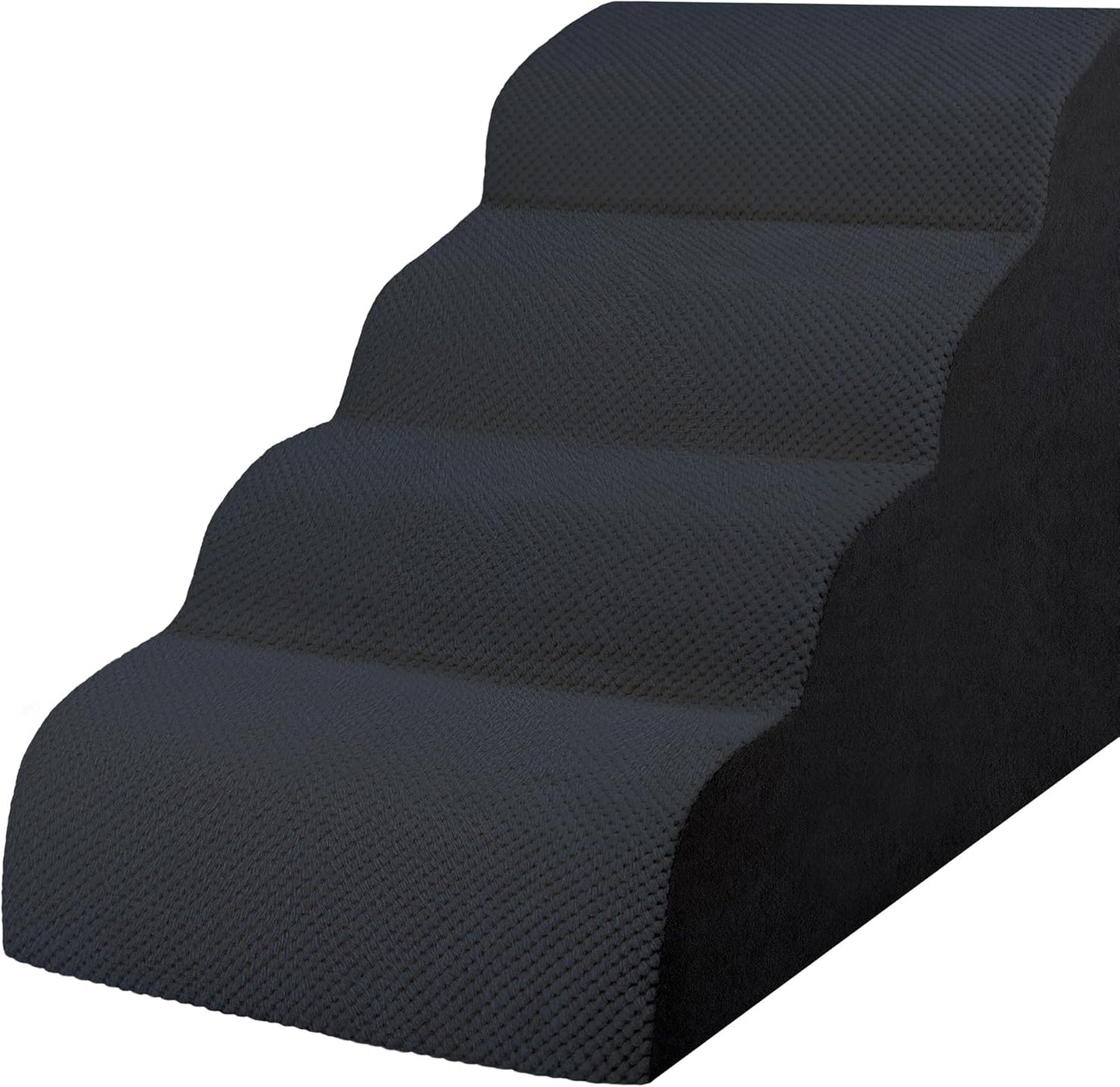 Dog Stairs for Small Dogs, 3 Tiers High Density Foam Dog Ramp, Extra Wide Non-Slip Pet Steps for High Beds Or Couch, Soft Foam Doggie Ladder for Dogs Injured, Older Pets, Small Cats