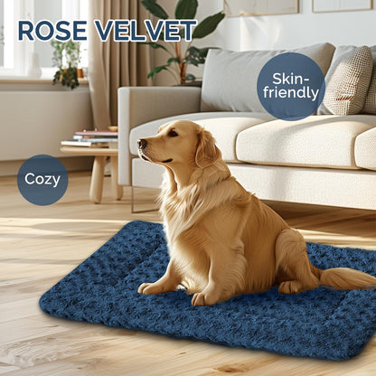 Dog Bed Mat – Soft & Comfortable Dog Kennel Pad for Crate – Durable Crate Bed & Mat for Dogs & Cats – Ideal for Crate, Kennel, and Home Use