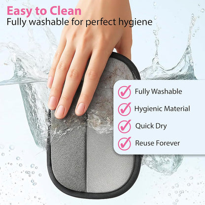Premium 3-in-1 Pet Grooming Kit - Electrostatic Pet Hair Removal Glove with Safety Nail Scissors & Dual-Ended Toothbrush Set - Gentle Deshedding Mitt for Dogs, Cats & Furniture - All-in-One Care Pack