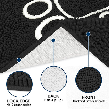 Bcoimo Super Absorbent Dog Door Mat, 30"*20" Anti Slip Mat for Muddy Paws, Pet Rugs for Dirty Paws Washable that Absorbs Moisture and Dirt, for Dog Cage and Pet Resting Carpet