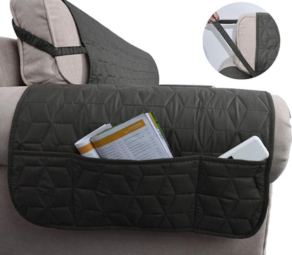 Ameritex Couch Sofa Slipcover 100% Waterproof Nonslip Quilted Furniture Protector for Dogs, Children, Pets, Machine Washable (Beige, 68")