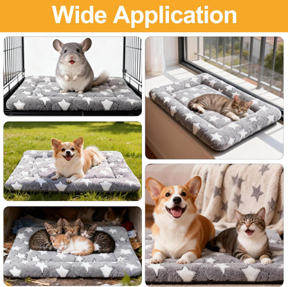 Dog Bed Mat – Soft & Comfortable Dog Kennel Pad for Crate – Durable Crate Bed & Mat for Dogs & Cats – Ideal for Crate, Kennel, and Home Use