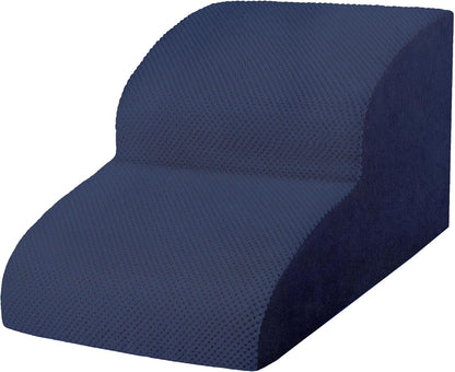 Dog Stairs for Small Dogs, 3 Tiers High Density Foam Dog Ramp, Extra Wide Non-Slip Pet Steps for High Beds Or Couch, Soft Foam Doggie Ladder for Dogs Injured, Older Pets, Small Cats