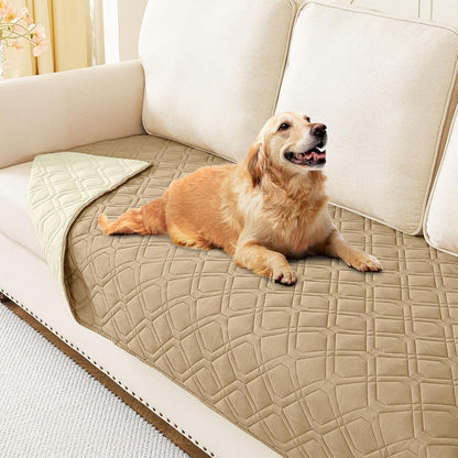 hyha Waterproof Dog Bed Blanket, Soft Pet Blankets, Waterproof Couch Cover for Dogs, Reversible Sofa Covers Washable for Furniture (30x70 Inch, Grey/Dark Grey)