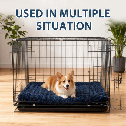 Dog Bed Mat – Soft & Comfortable Dog Kennel Pad for Crate – Durable Crate Bed & Mat for Dogs & Cats – Ideal for Crate, Kennel, and Home Use