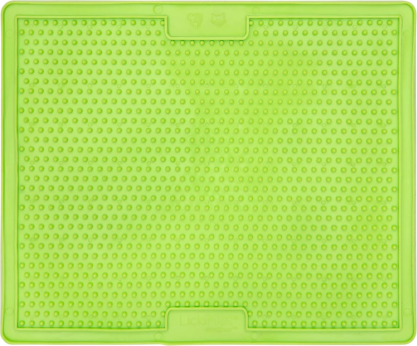 LickiMat X Large Breed Buddy Dog Lick Mat, Dog Calmer, Slow Feeder, Anxiety Reliever Alternative to Puzzle Toys, Slow Feeding Bowls. Use Peanut Butter, Wet, Raw, Mixed Food, Healthy Treats - Orange