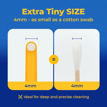 PETHROOM] Pet Toothbrush - Cats, Kitten, Small Dog Dental Care, Removing Teeth Tartar | Soft Bristle Cleaning Toothbrush Cat (Extra Small)