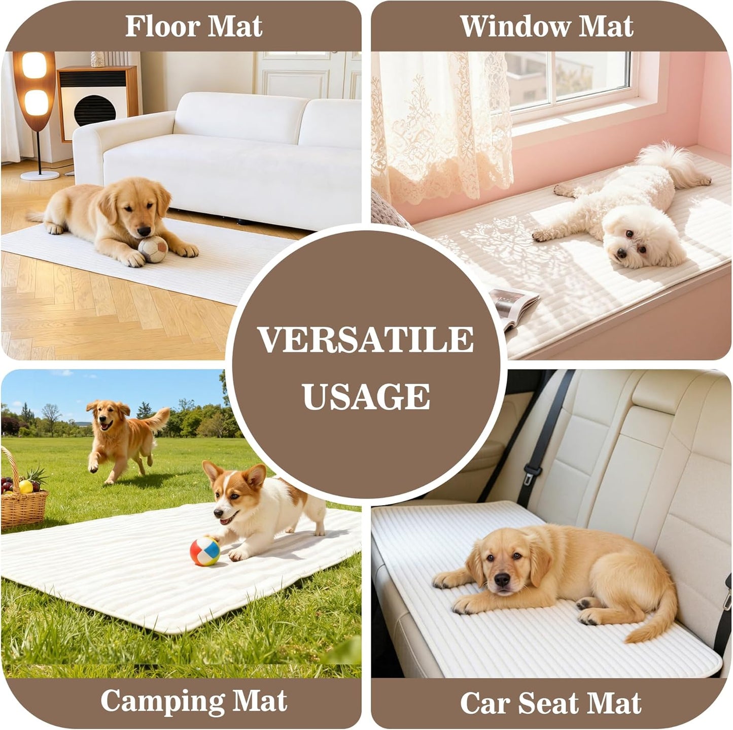 MYSKY HOME 100% Waterproof Couch Cover for Sofa, Couch Covers for Dogs, Non Slip Back Pet Sectional Sofa Covers for 3 Cushion Couch, Sofa Covers Washable, Dog Bed Cover, Dark Grey, 35"x70.9"
