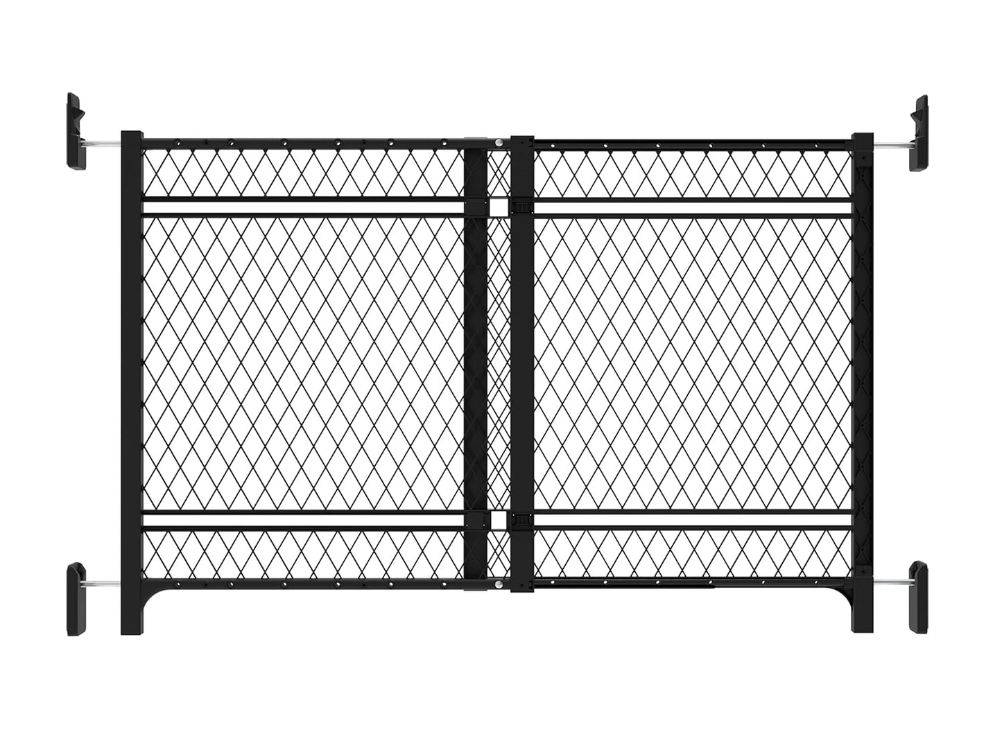 Ingenuity Doorway 42W Series Dog and Baby Gate, Indoor Outdoor, Won't Rust or Fade, Plastic Panel, Fits 23-42" Openings, 24” Tall