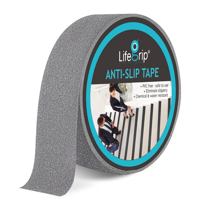 LifeGrip Anti Slip Transparent Anti Slip Tape, 4 inch by 30 feet, Non-Slip Traction Grip Tape to Tubs, Boats, Stairs, Clear, Soft, Comfortable for Bare feet (4" X 30')