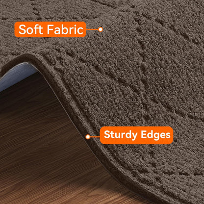 Stair Treads for Wooden Steps 15 PCS - 8’’ x 30’’, Non Slip Stair Runner, Machine Washable Stair Rugs Strips for Kids Pets and Elderly, Indoor Carpet for Stairs (Grey)