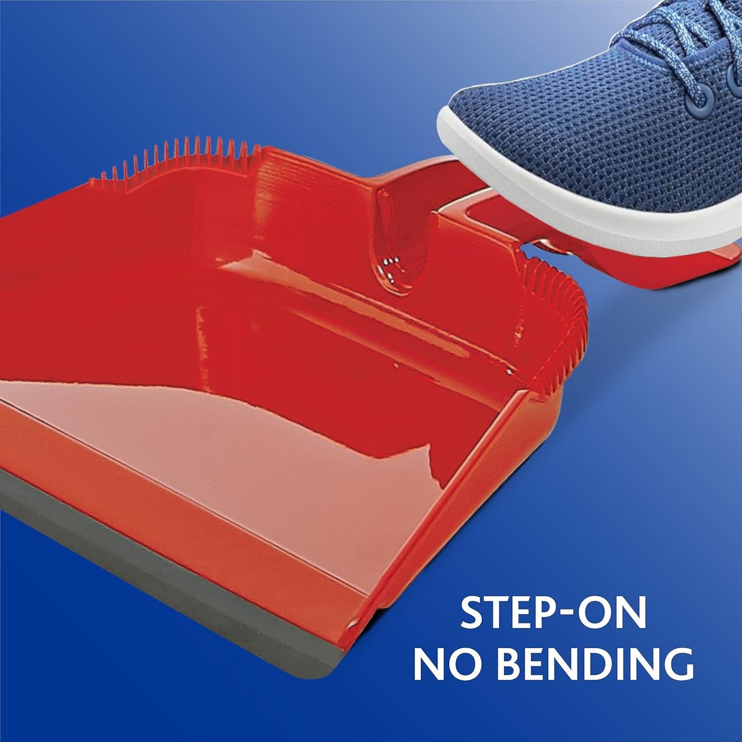 O-Cedar Pet Pro Broom with Step-On Dustpan | Remove 99% with One Sweep | Removes 3 Times More Pet Hair | Quiet Cleaning Tool for Cat and Dog Owners