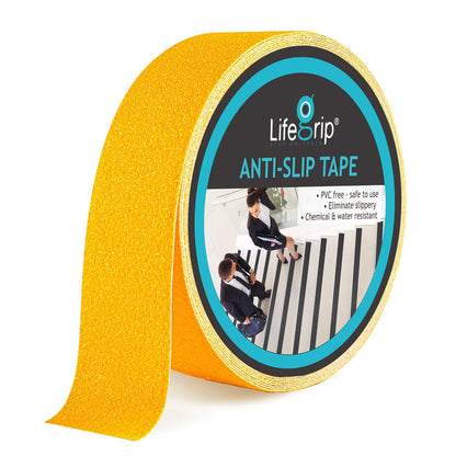 LifeGrip Anti Slip Transparent Anti Slip Tape, 4 inch by 30 feet, Non-Slip Traction Grip Tape to Tubs, Boats, Stairs, Clear, Soft, Comfortable for Bare feet (4" X 30')