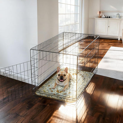 FXW Washable Pee Pads for Dogs, Puppy Pads with Super Absorbent, Specifically Designed for FXW Rollick/Homeplus 24inch 6 Panels Dog Playpen, 39" x 63" Rectangle, Khaki, 1 Pack
