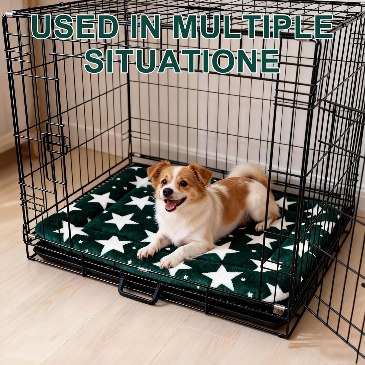 Dog Bed Mat – Soft & Comfortable Dog Kennel Pad for Crate – Durable Crate Bed & Mat for Dogs & Cats – Ideal for Crate, Kennel, and Home Use