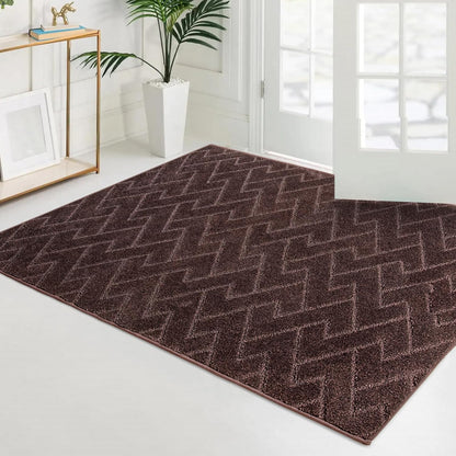 PURRUGS Dirt Trapping Door Mat 20" x 31.5", Non-Slip Machine Washable Entry Rug, Dog Doormat, Indoor Front Door Mat, Super Absorbent Entryway Rug for Muddy Shoes & Paws, Taupe