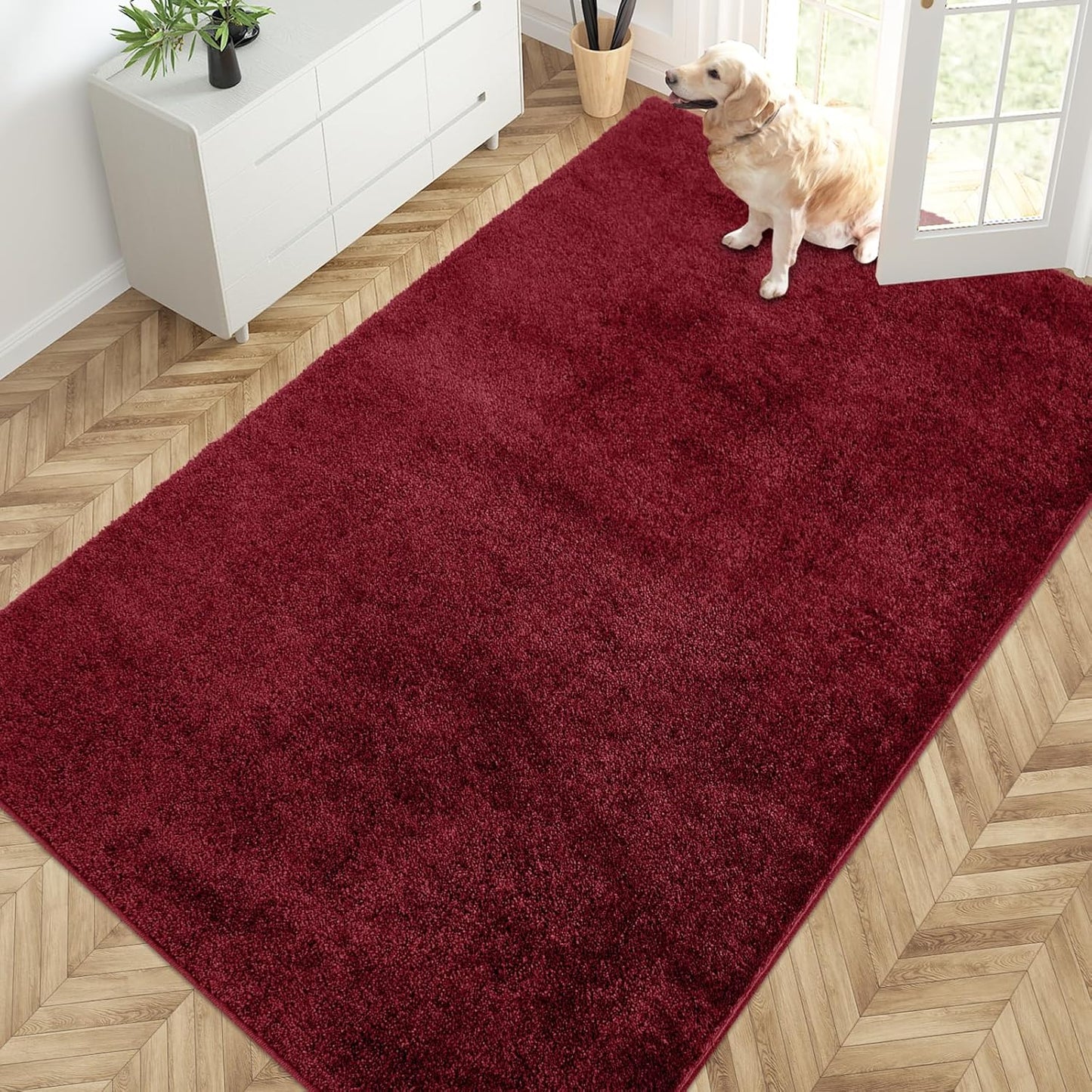 PURRUGS Dirt Trapping Door Mat 20" x 31.5", Non-Slip Machine Washable Entryway Rug, Dog Doormat, Indoor Front Door Mat, Super Absorbent Entry Rug for Muddy Shoes & Paws, Bluish Grey-Black
