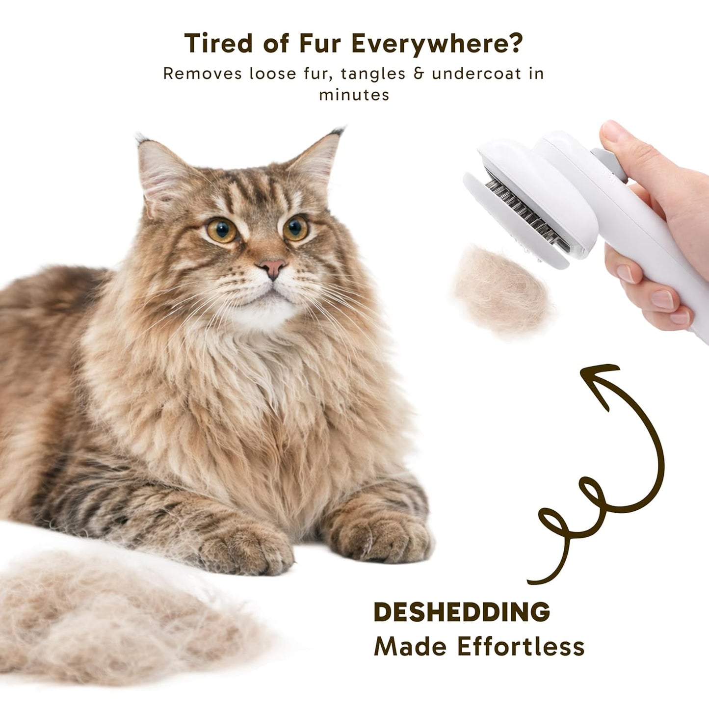 Wolfster Self Cleaning Slicker Brush for Dogs & Cats - Skin-Friendly Deshedding Brush & Undercoat Rake for Short, Medium and Long Hair Pets, Reduces Shedding by 90% (Parrot Green)