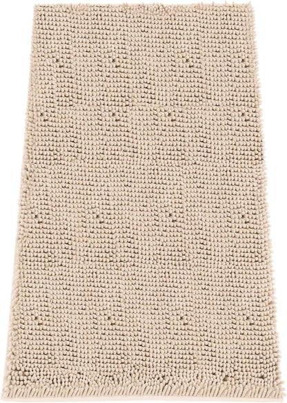 Absorbent Dog Door Mat for Muddy Paws, 60" x 24" Chenille Indoor Mats for Entryway, Trap Dirt Front Door Mat Indoor Entrance Washable Non Slip Soft