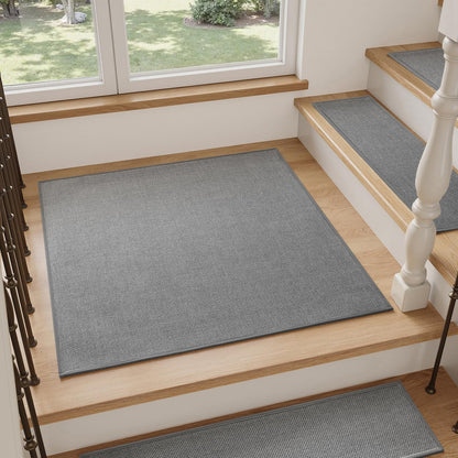 PADOOR Stair-Treads Non Slip 15PCS, Stair Treads for Wooden Steps Rubber Backing Indoor, Carpet Stair Treads Residue Free, Stair Runner Durable Stair-Carpet Treads for Kids and Dogs 8"x30" Beige