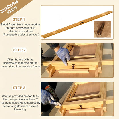 Foldable Wooden Dog Ramp & Pet Stairs - 5-Level Non-Slip Pet Steps for Dogs & Cats,Wood Ramp for Dogs to Get on Bed Couch Car,Suitable for Indoor and Outdoor use