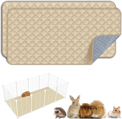 FunFurry Washable Pee Pads for Dogs - 4 Pack Reusable Pee Pads，Waterproof Puppy Pads，Pet Training Pads，Super Absorbent with Dog Paw Shape Non-Slip Backing (Cream, 18" X 24" - 4 Pack)