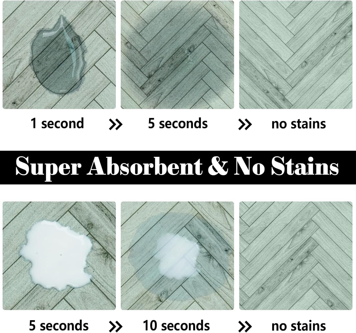 Dog Food Mats for Floors Absorbent, Pet Cat Food Mat - Quick Dry Dog Bowl Mats for Food and Water, Eco-Friendly Pet Supplies