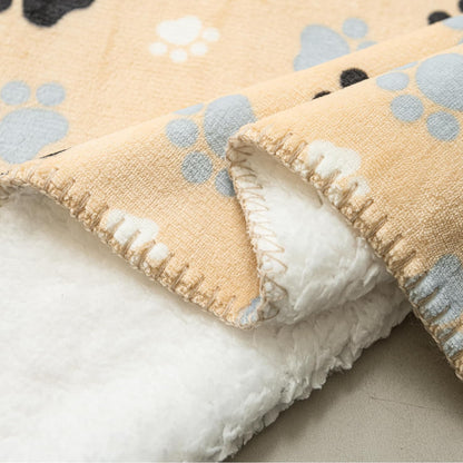 Waterproof Pet Blanket Dog Blankets, Pattern Printing Super Soft Warm Fluffy Facecloth Sofa Car Bed Protector, Urine Proof Washable Outdoor Pet Blanket for Puppy Large Dogs & Cats 40 * 30 inch