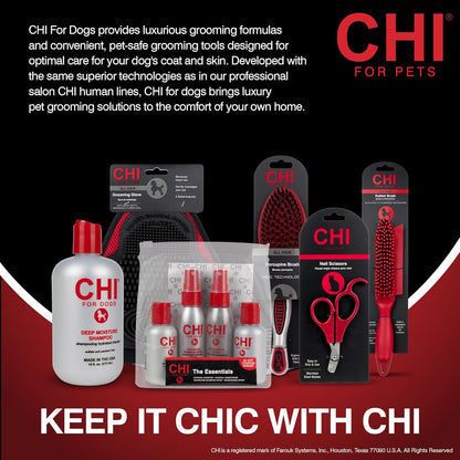 CHI for Dogs Nail Clipper for Large Breeds - Stainless Steel Dog Nail Trimmer with Safety Guard and Non-Slip Ergonomic Handle for Controlled Trimming of Thick Nails, Standard Nail Clipper, Large