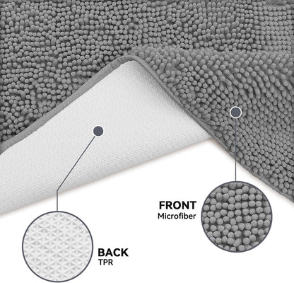 Bcoimo Super Absorbent Dog Door Mat, 30"*20" Anti Slip Mat for Muddy Paws, Pet Rugs for Dirty Paws Washable that Absorbs Moisture and Dirt, for Dog Cage and Pet Resting Carpet