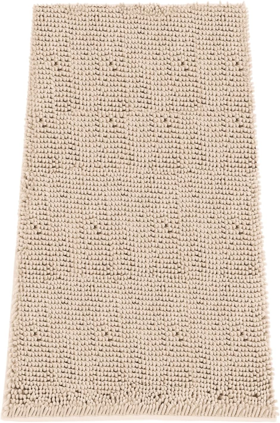 Absorbent Dog Door Mat for Muddy Paws, 60" x 24" Chenille Indoor Mats for Entryway, Trap Dirt Front Door Mat Indoor Entrance Washable Non Slip Soft