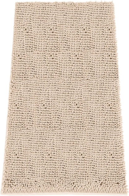 Absorbent Dog Door Mat for Muddy Paws, 60" x 24" Chenille Indoor Mats for Entryway, Trap Dirt Front Door Mat Indoor Entrance Washable Non Slip Soft