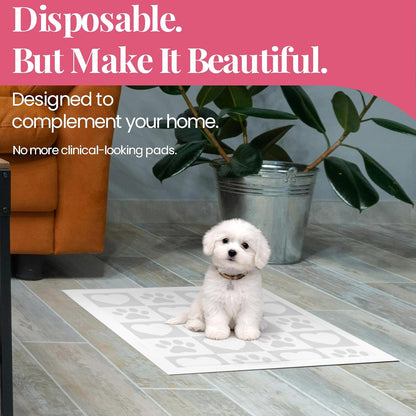 PUPIBOO Washable Pee Pads for Dogs and Cats - Super Absorbent Reusable Puppy Training Pads - 100% Waterproof, Leak-Proof & Non-Slip Whelping Pads for Pet Housebreaking