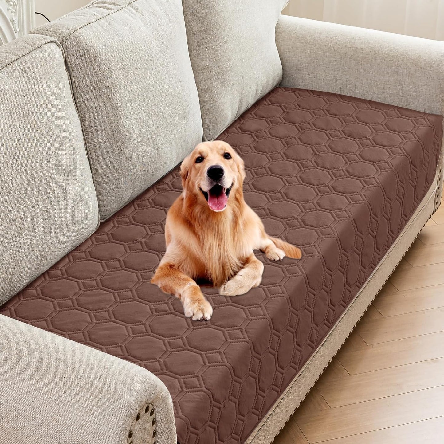 ZNSAYOTX Ultimate Cozy Blankets (30"x70") 100% Waterproof Sofa Mat Blanket for Dog Pets, Bed Couch Protector with Non-Slip Back Washable Durable, Pee Scratch Proof Easy to Clean (Dark Grey)