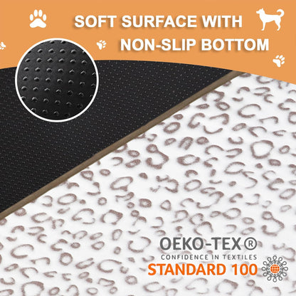 Qeils Reusable Puppy Pads, 2 Pack Washable Pee Pads for Dogs, Waterproof Non Slip Wee Wee pad, Absorbent and Leakproof Training Mats for Potty, Crate, Playpen, Bed, Sofa, 18"x 24"