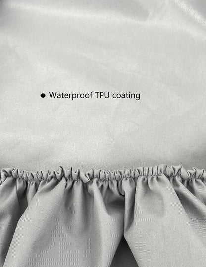 Waterproof Dog Bed Cover Replacement Round 42 Inch Grey