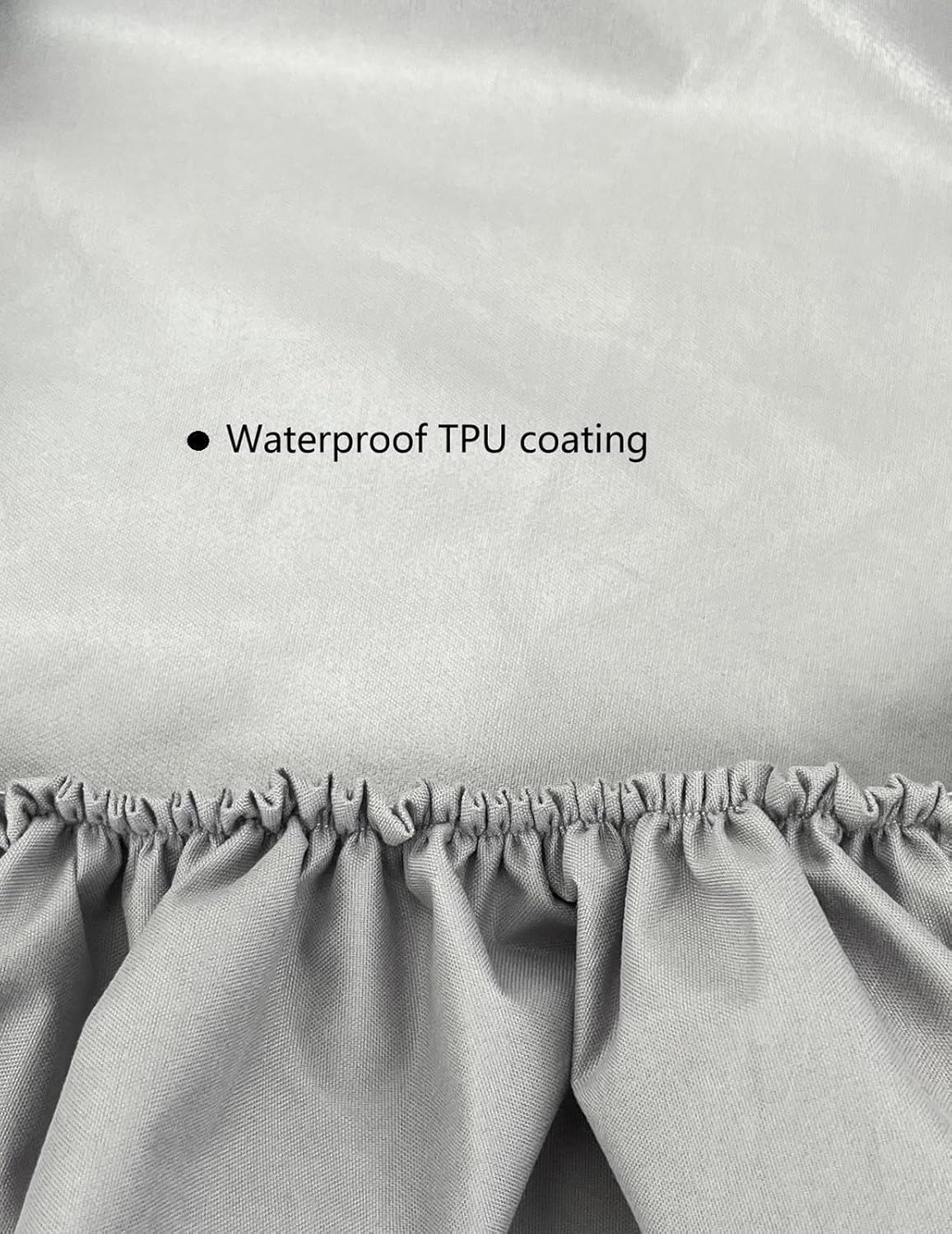 Grey Waterproof Dog Bed Slip Cover Dog Bed Liner Elastic 42 x 30 Inch