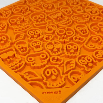 SodaPup Flower Power eMat – Durable Lick Mat Feeder Made in USA from Non-Toxic, Pet-Safe, Food Safe Rubber for Mental Stimulation, Avoiding Overfeeding, Fresh Breath, Digestive Health, & More