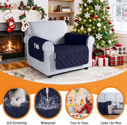 VANSOFY Couch Cover, Waterproof Sofa Covers Washable Slipcover Furniture Protector Couch Seat Covers Non-Slip Couch Cover for Dogs, Pets(Sofa, Dark Gray)