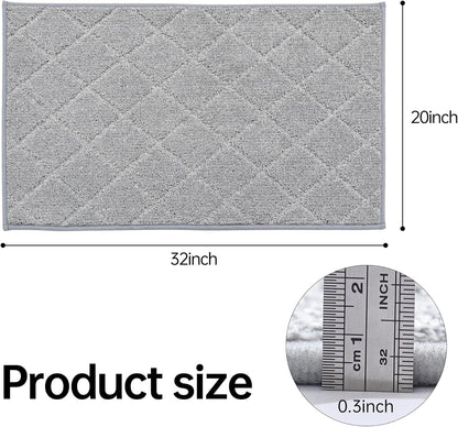 COSY HOMEER Edging Stair Treads Non-Slip Carpet Mat 28inX9in Indoor Stair Runners for Wooden Steps, Edging Stair Rugs for Kids and Dogs, 100% Polyester TPE Backing (7pc, Beige)