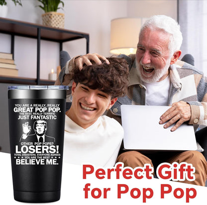 BIRGILT Pawpaw Gifts from Grandkids - Pawpaw Fathers Day Gift - Best Paw Paw Gifts for Grandpa, Grandfather - 20oz Tumbler Cup