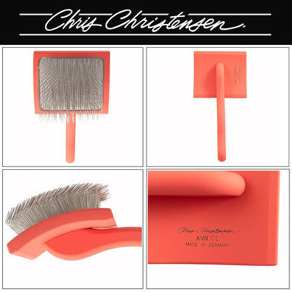 Chris Christensen Grooming Kit for Goldendoodles, Labradoodles, Poodles with Big G Dog Slicker Brush, Ice on Ice Detangling Spray, Pro Line Self Rinse Plus Spray