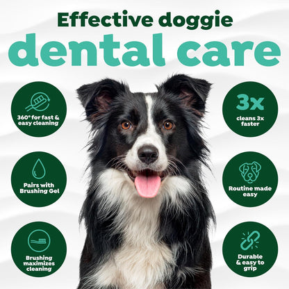 TropiClean Fresh Breath Finger Brushes for Pets, 2 pack -