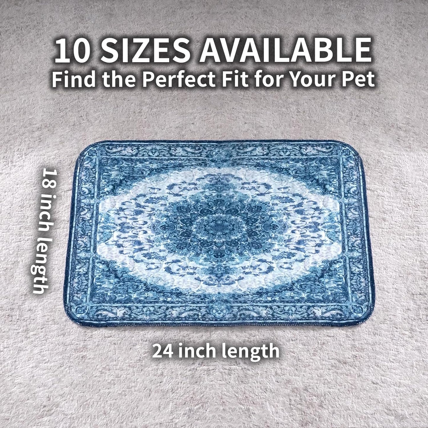 Washable Pee Pads for Dogs, Reusable Puppy Potty Training Pads, Ultra-Absorbent Thick Waterproof Leak-Proof Non-Slip Pads & Mat for Crate, Playpen, Floor, Whelping & Housebreaking , 2 Pack 18"x24"