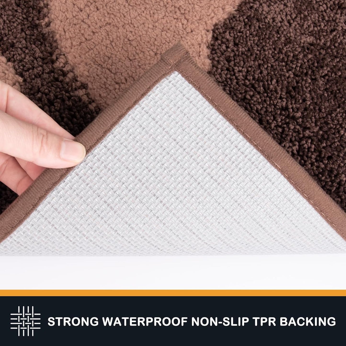 PURRUGS Dirt Trapping Door Mat 20" x 31.5", Non-Skid/Slip Machine Washable Microfiber Entryway Rug, Dog Doormat, Super Absorbent Welcome Mat for Muddy Wet Shoes and Paws, Grey