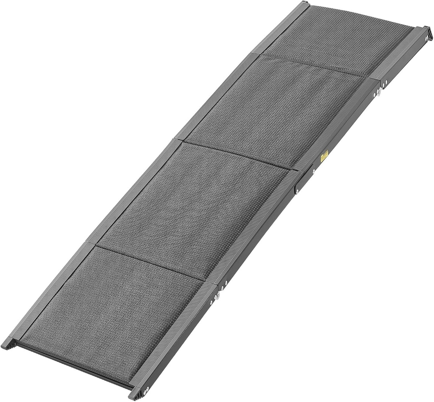 VEVOR Dog Ramp for Cars, 63" L x 17" W, Folding Pet Ramps for Medium & Large Dogs up to 250lbs, Pet Stair Ramp with Non-Slip Felt Rug Surface, Portable Outdoor Dog Car Ramps for SUV & Truck
